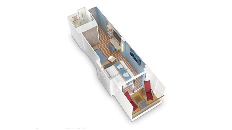 AIDAcosma kabina z balkonem Komfort